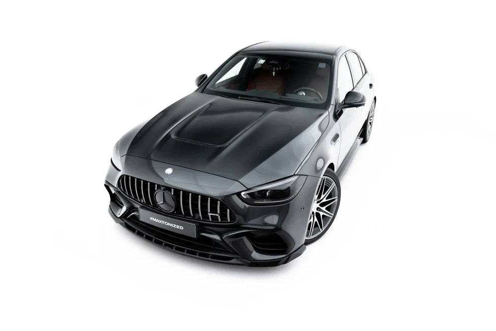 Frontlippe / Frontsplitter / Frontansatz V.1 für Mercedes-AMG C63 Limousine / T-Modell W206 / S206 von Maxton Design