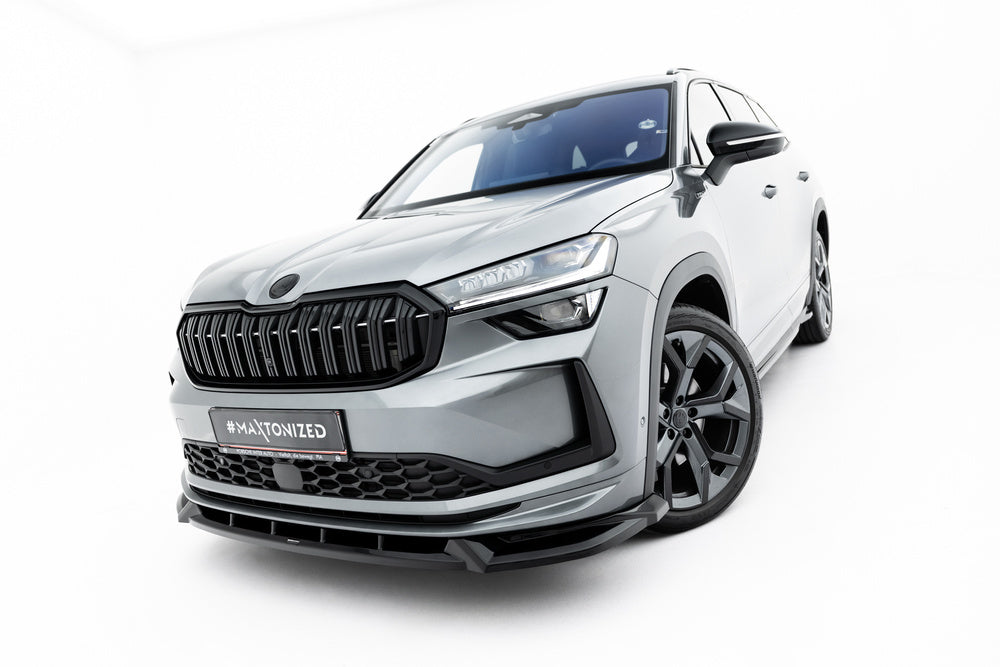 Frontlippe / Frontsplitter / Frontansatz V.1 für Skoda Kodiaq Sportline Mk2 von Maxton Design