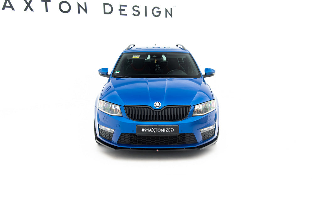 Frontlippe / Frontsplitter / Frontansatz V.1 für Skoda Octavia RS MK3 von Maxton Design