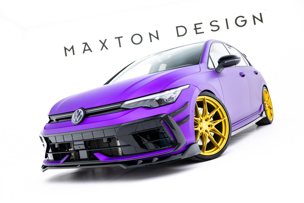Frontlippe / Frontsplitter / Frontansatz V.1 für VW Golf R Mk8 Facelift von Maxton Design