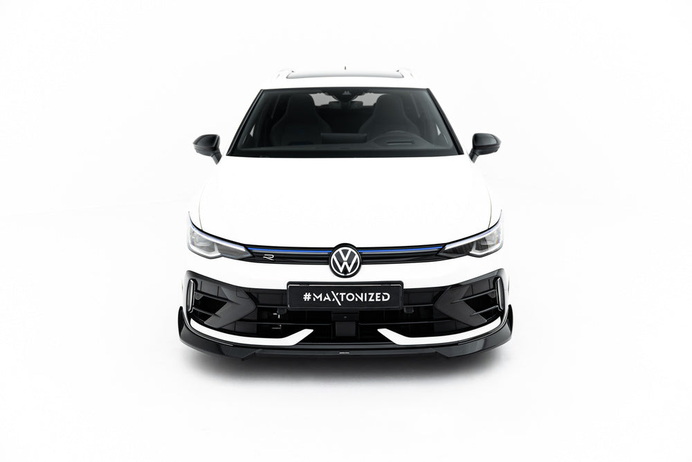 Frontlippe / Frontsplitter / Frontansatz V.4 für Golf R Variant Mk8 Facelift von Maxton Design