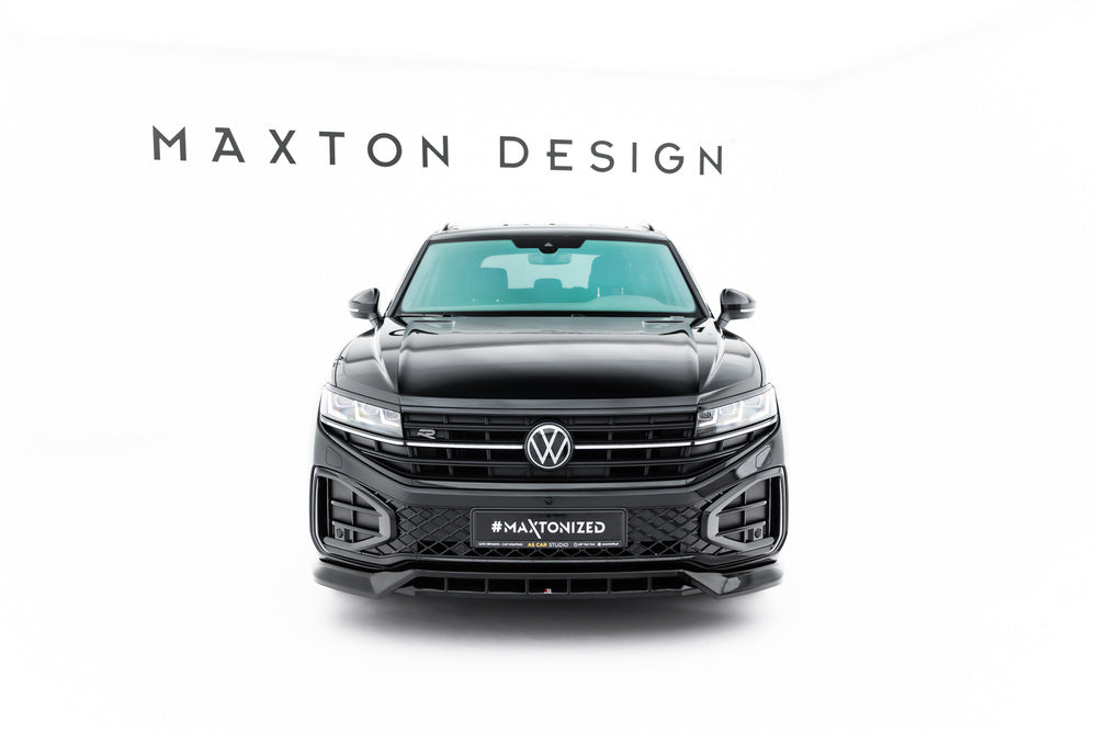 Frontlippe / Frontsplitter / Frontansatz für VW Touareg R-Line Mk3 Facelift von Maxton Design