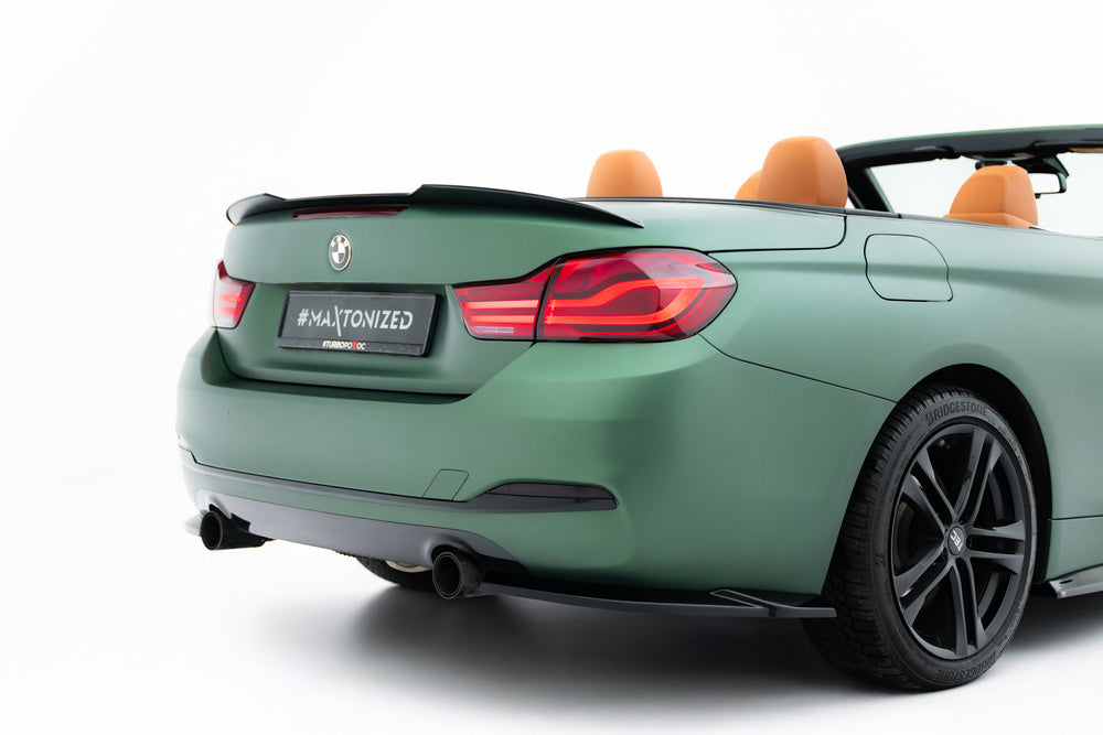 Seitliche Heck Diffusor Erweiterung für BMW 4 Cabrio / Coupe F33 / F32 von Maxton Design