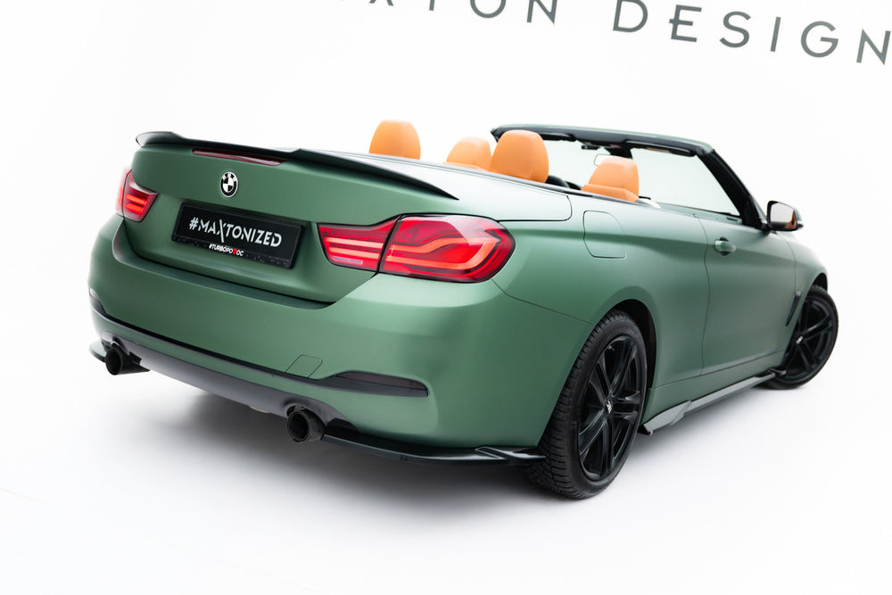 Seitliche Heck Diffusor Erweiterung für BMW 4 Cabrio / Coupe F33 / F32 von Maxton Design