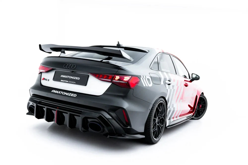 Seitliche Heck Diffusor Erweiterung V.1 für Audi RS3 Limousine 8Y Facelift von Maxton Design
