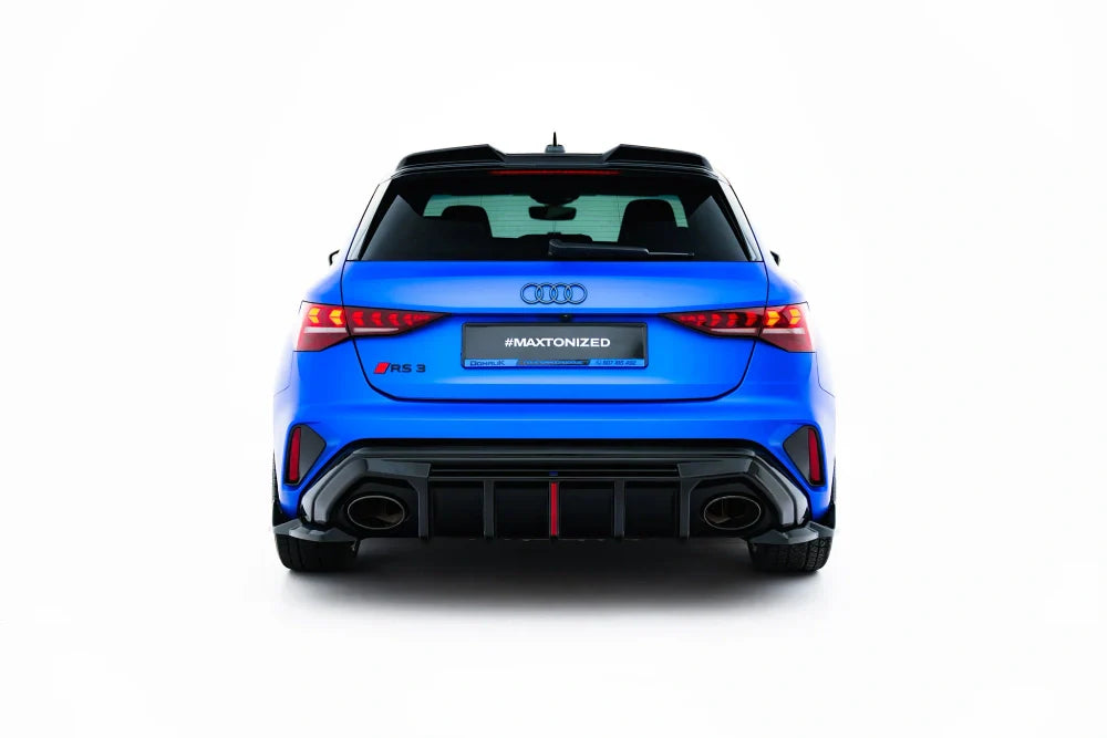 Seitliche Heck Diffusor Erweiterung V.2 für Audi RS3 Sportback 8Y Facelift von Maxton Design