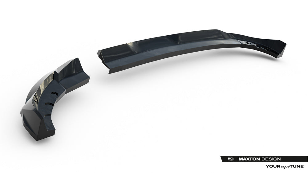 Zentraler Hinterer Splitter für Opel Corsa F Facelift (Mk6 Facelift) von Maxton Design