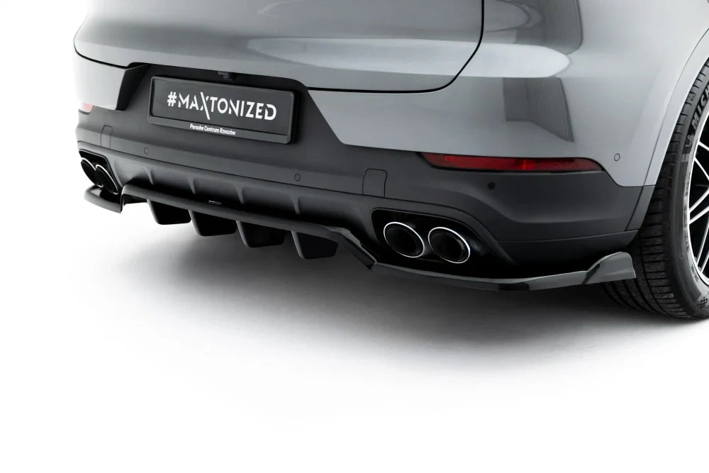 Zentraler Hinterer Splitter für Porsche Cayenne SUV / Coupe Mk3 Facelift von Maxton Design