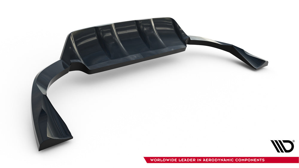 Zentraler Hinterer Splitter für Volvo XC60 MK1 Facelift von Maxton Design