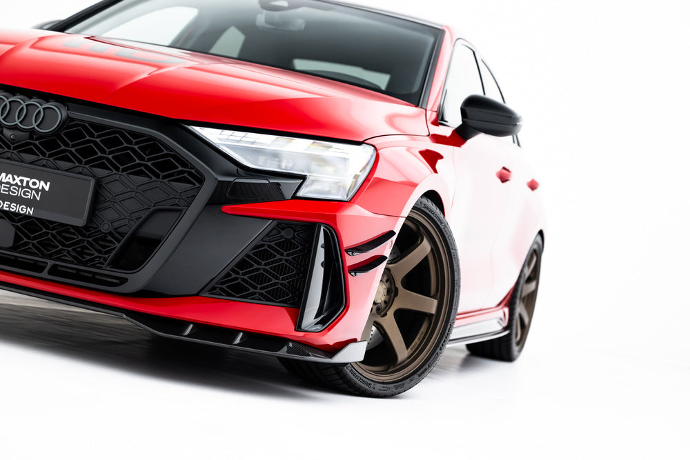 Carbon Frontlippe / Frontsplitter / Frontansatz für Audi RS3 Limousine 8Y Facelift von Maxton Design