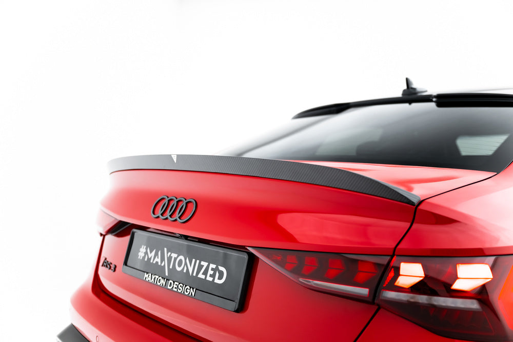 Carbon Spoiler Cap V.2 für Audi RS3 Limousine 8Y Facelift von Maxton Design