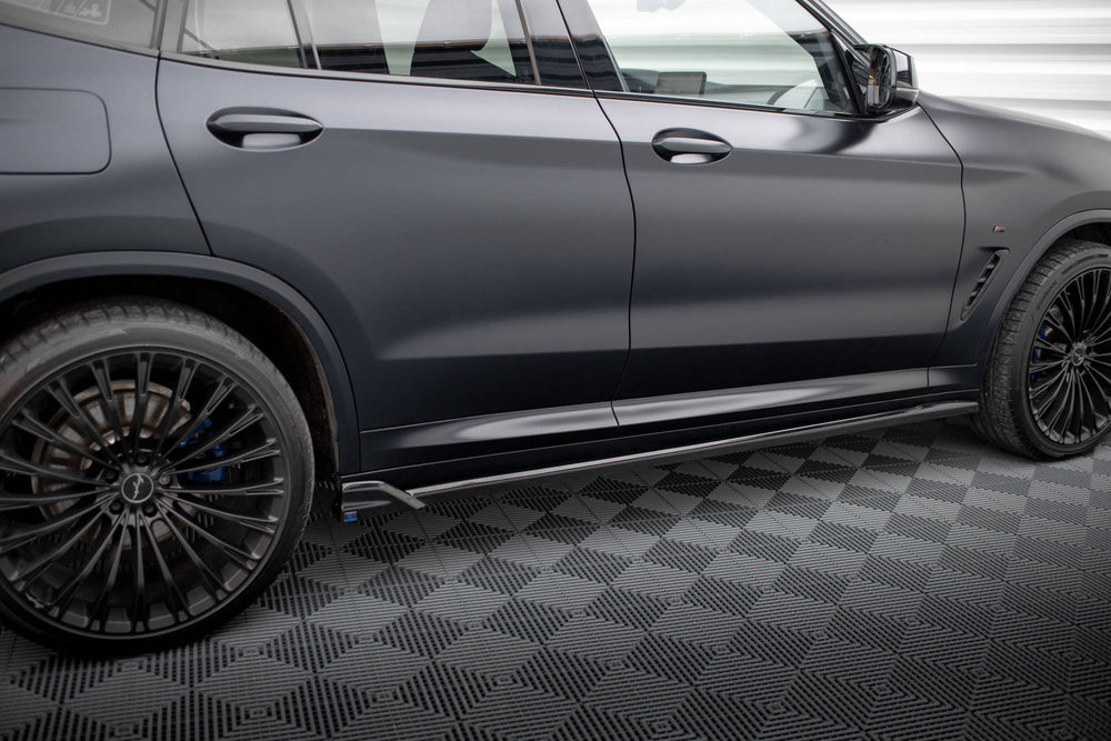 Seitenschweller Erweiterung für BMW X3 M-Pack G01 Facelift von Maxton Design