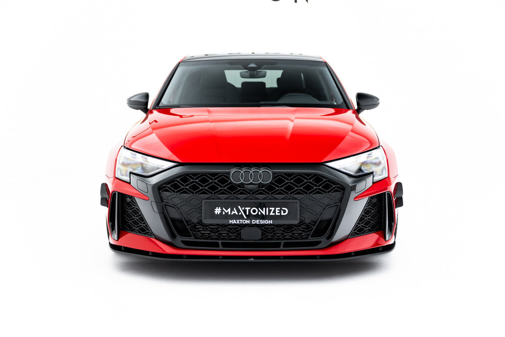 Frontlippe / Frontsplitter / Frontansatz Street Pro für Audi RS3 8Y Facelift von Maxton Design