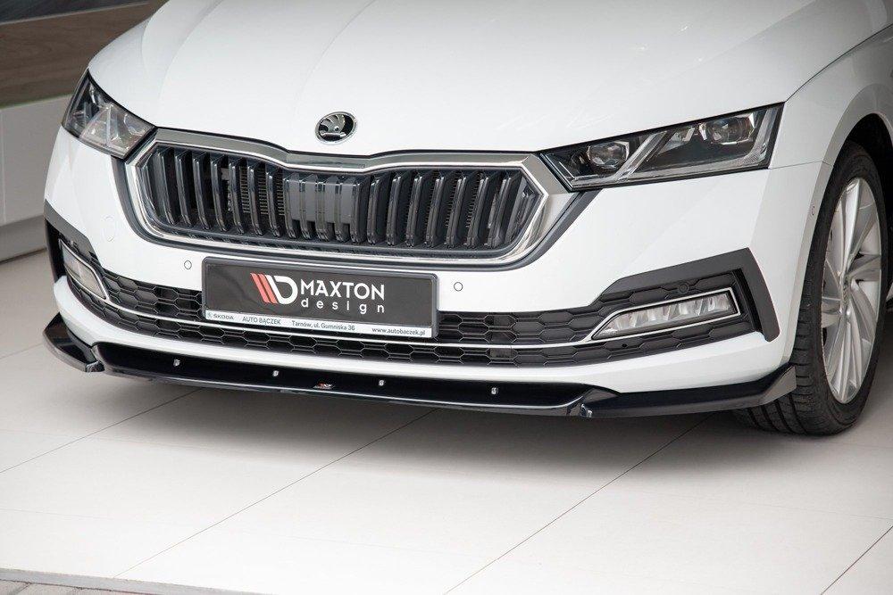 Front Splitter / Cup Schwert / Frontansatz V.1 für Skoda Octavia MK4 von Maxton Design