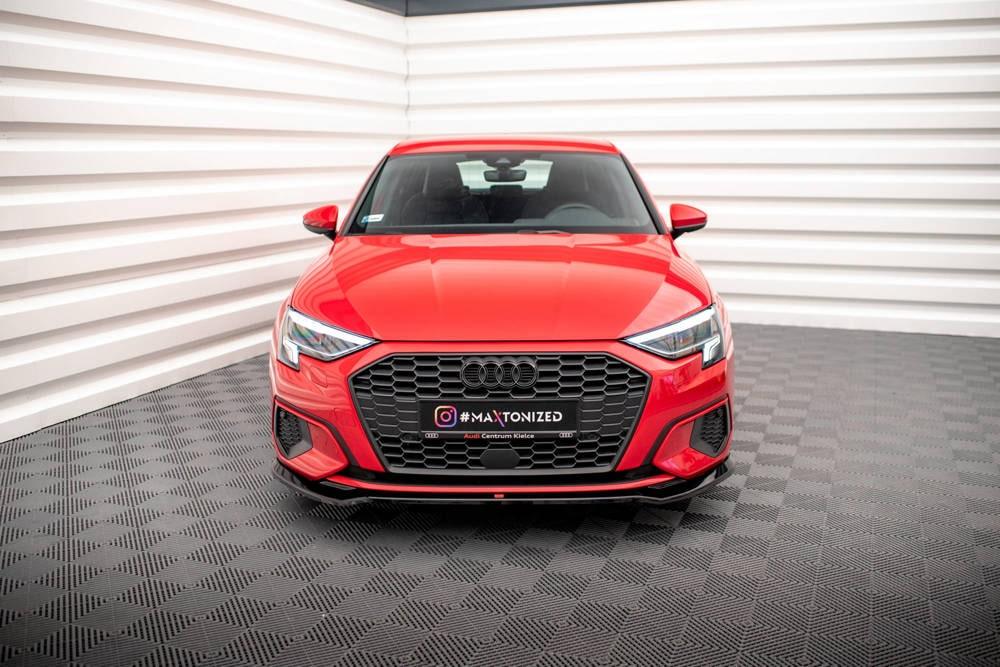Front Lippe / Front Splitter / Frontansatz V.2 für Audi A3 8Y von Maxton Design