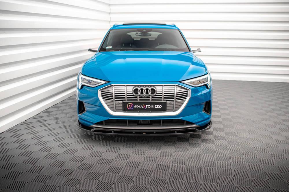 Front Lippe / Front Splitter / Frontansatz V.2 für Audi E-Tron GE von Maxton Design