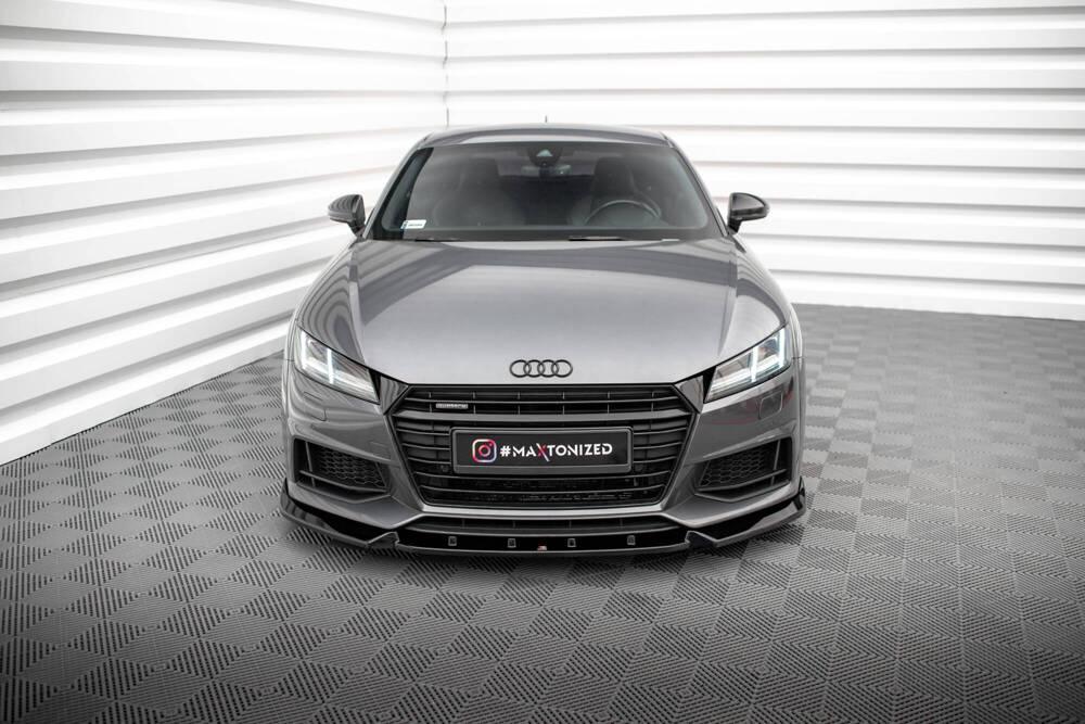 Front Lippe / Front Splitter / Frontansatz V.2 für Audi TT S-Line / TTS 8S von Maxton Design