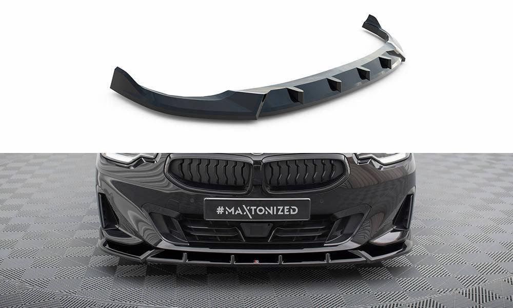 Front Lippe / Front Splitter / Frontansatz V.2 für BMW 2 Coupe G42 von Maxton Design