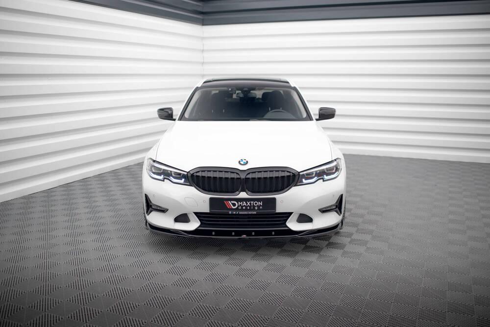 Front Lippe / Front Splitter / Frontansatz V.2 für BMW 3er G20 / G21 Sport Line von Maxton Design