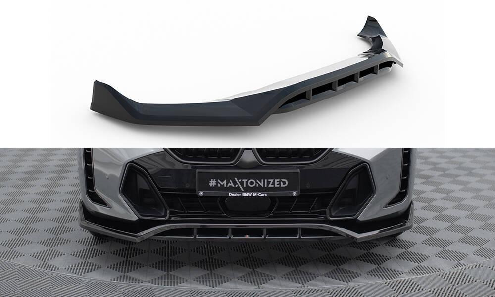 Front Lippe / Front Splitter / Frontansatz V.2 für BMW X6 M-Paket G06 Facelift von Maxton Design