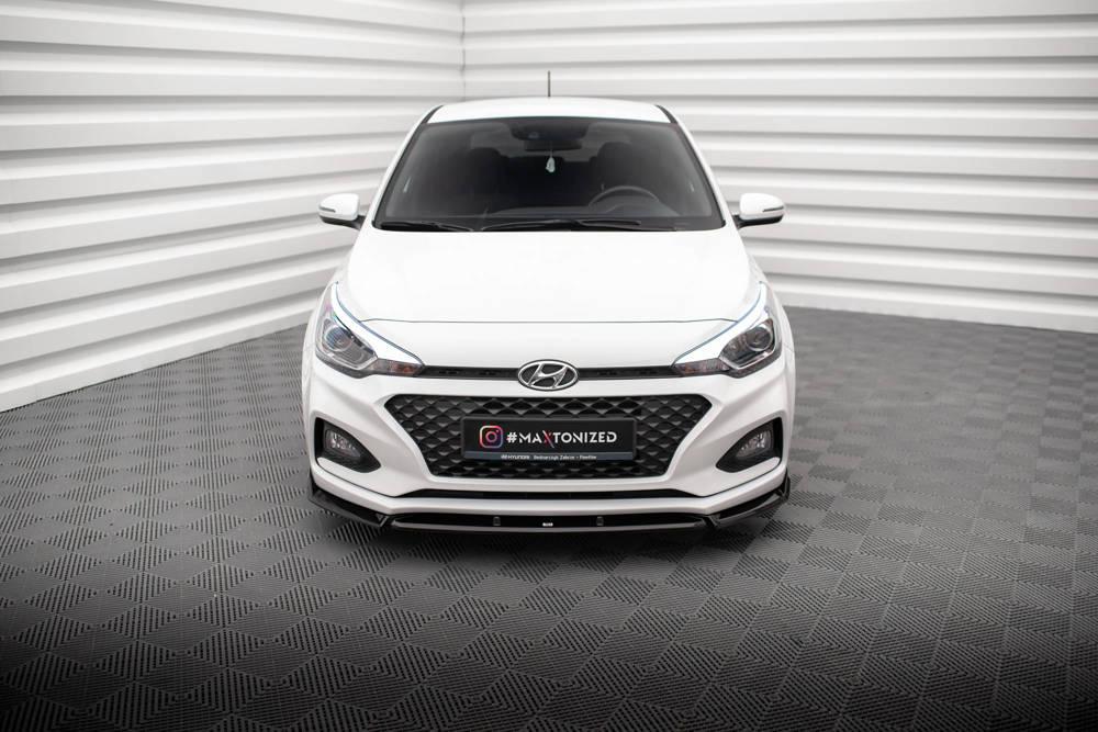 Front Lippe / Front Splitter / Frontansatz V.2 für Hyundai i20 GB Facelift von Maxton Design