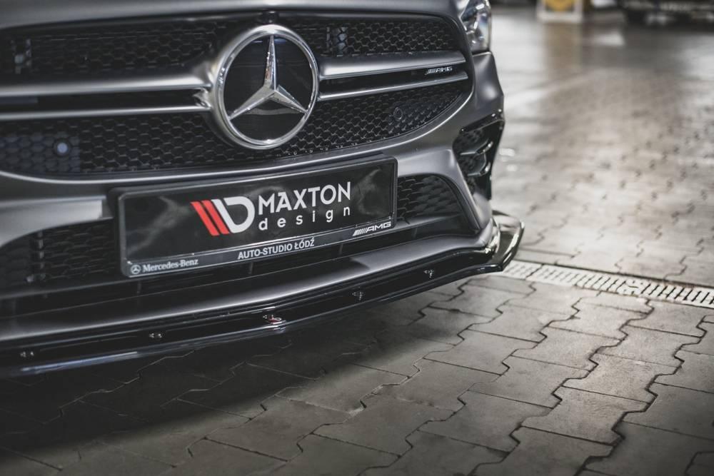 Maxton Design Frontlippe / Frontsplitter V.2 für Mercedes-AMG CLA 35 AERO C118
