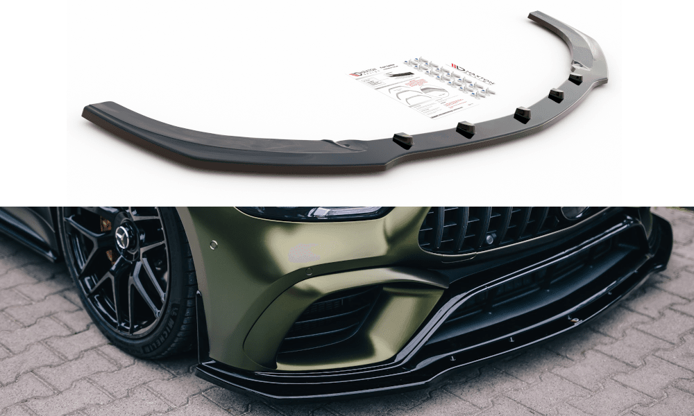Front Lippe / Front Splitter / Frontansatz V.2 für Mercedes-AMG GT 4 Türer 63S von Maxton Design
