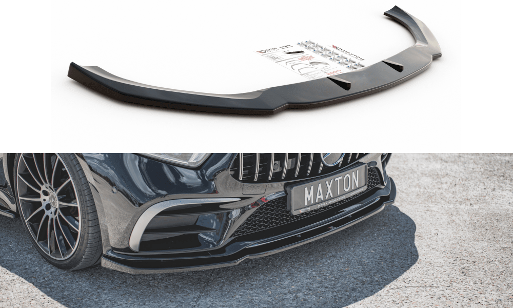 Front lip / front splitter / front apron V.2 for Mercedes-CLS AMG-Line C257 by Maxton Design