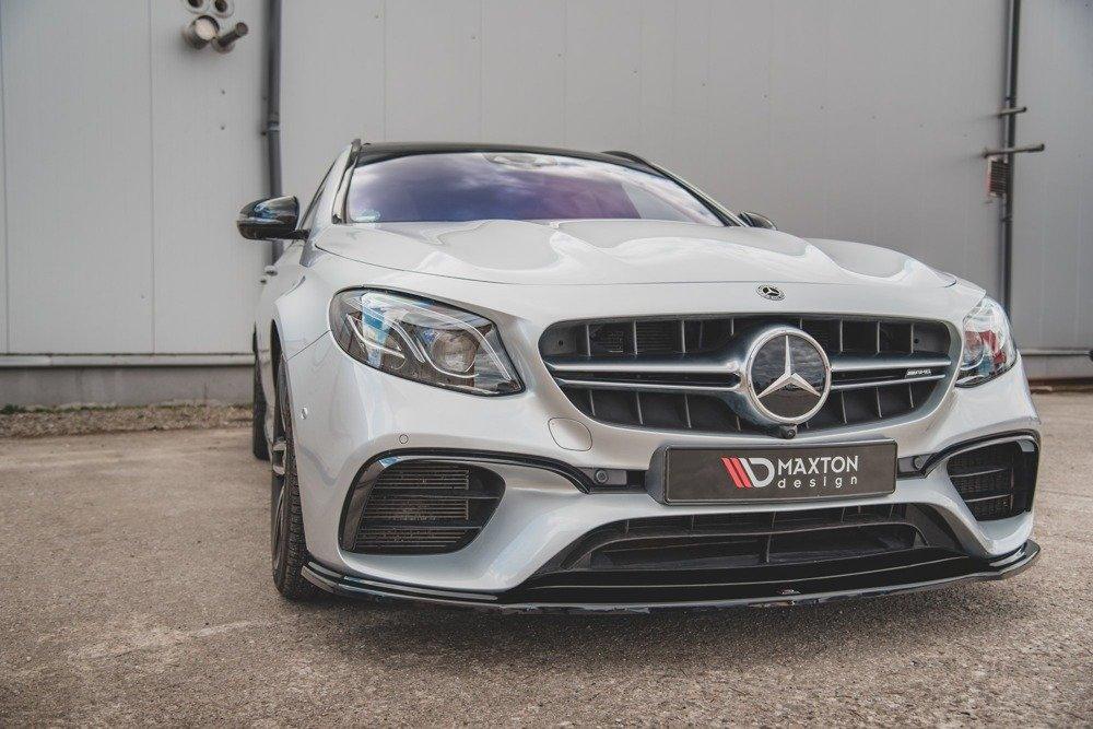 Maxton Design Front Lip / Front Splitter V.2 for Mercedes E63 AMG S213/W213