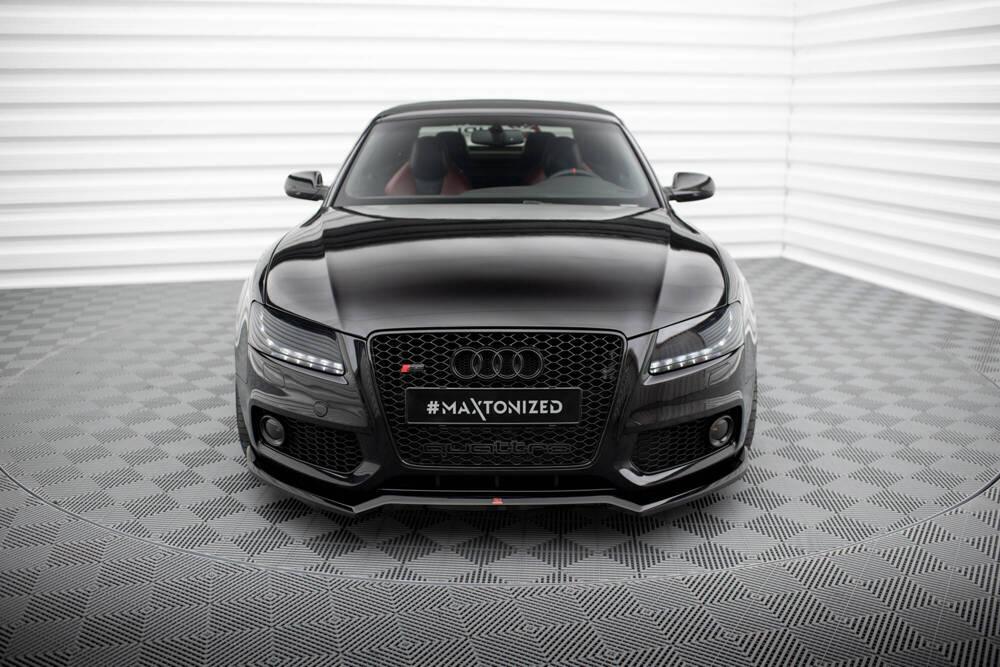 Front Lippe / Front Splitter / Frontansatz V.3 für Audi A5 S-Line / S5 8T von Maxton Design