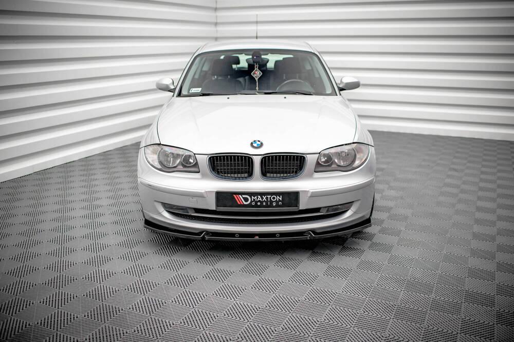 Front Lippe / Front Splitter / Frontansatz V.3 für BMW 1er E81 Facelift von Maxton Design