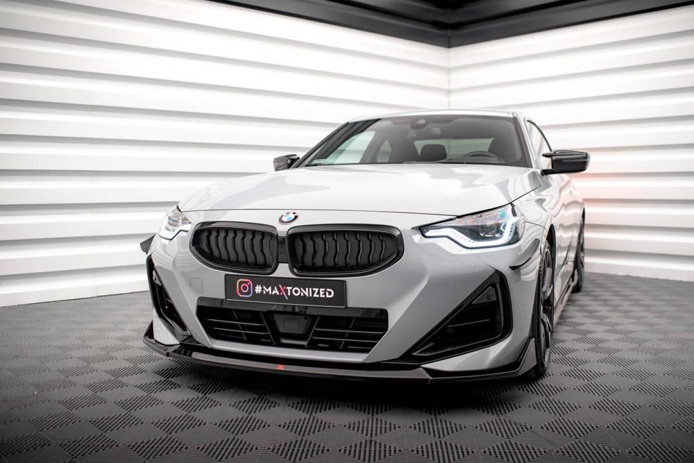 Front Lippe / Front Splitter / Frontansatz V.3 für BMW 2 Coupe M-Paket / M240i G42 von Maxton Design