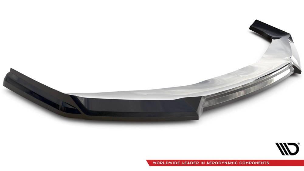 Front Lippe / Front Splitter / Frontansatz V.3 für BMW 7 G70 M-Paket / M760e von Maxton Design