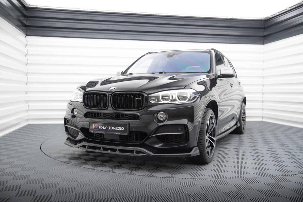 Front Lippe / Front Splitter / Frontansatz V.3 für BMW X5 F15 M-Paket von Maxton Design