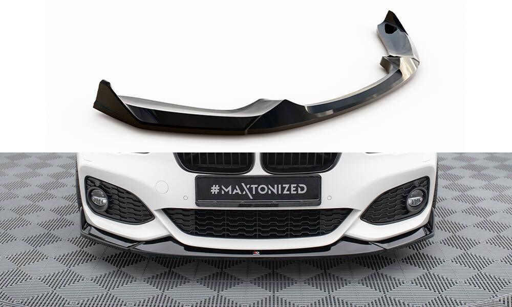Front Lippe / Front Splitter / Frontansatz V.4 für BMW 1 F20 M-Paket / M140i Facelift von Maxton Design