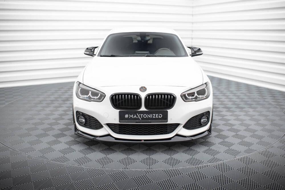 Front Lippe / Front Splitter / Frontansatz V.4 für BMW 1 F20 M-Paket / M140i Facelift von Maxton Design