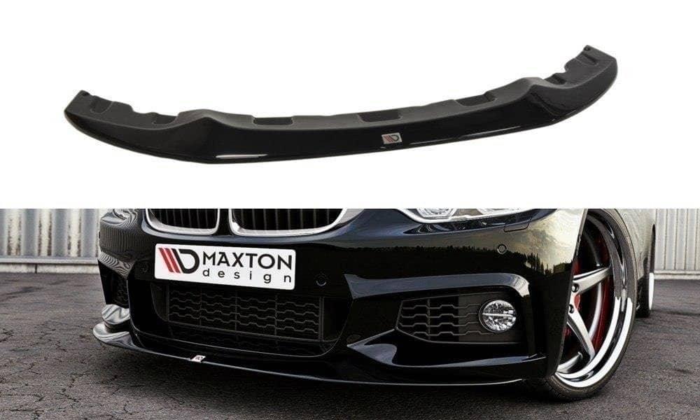 Maxton Design Front Lip / Front Splitter V.2 for BMW 4 Series F32 M-Package (GTS-LOOK)