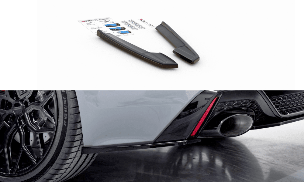 Seitliche Heck Diffusor Erweiterung für Audi RS6 C8 von Maxton Design