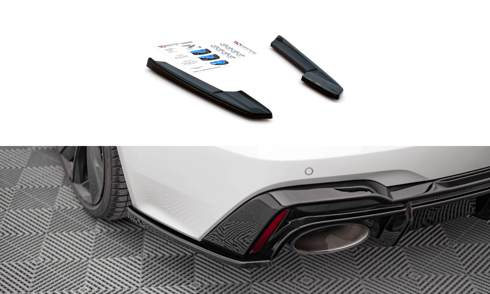 Seitliche Heck Diffusor Erweiterung V.2 für Audi RS6 C8 von Maxton Design