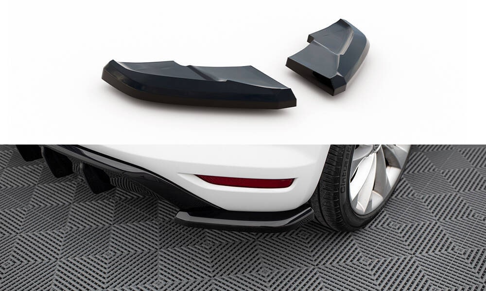 Seitliche Heck Diffusor Erweiterung für VW Scirocco Facelift von Maxton Design