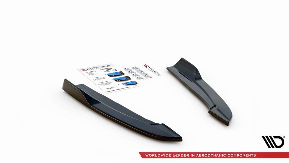 Maxton Design Seitliche Heck Diffusor Erweiterung V.4 für Ford Focus Kombi ST-Line MK4