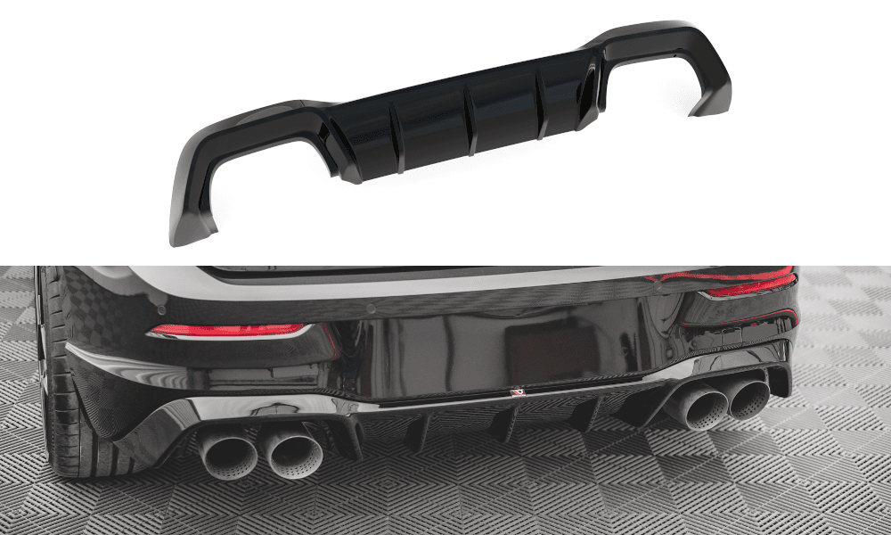 Rear diffuser for VW Golf R MK8 by Maxton Design