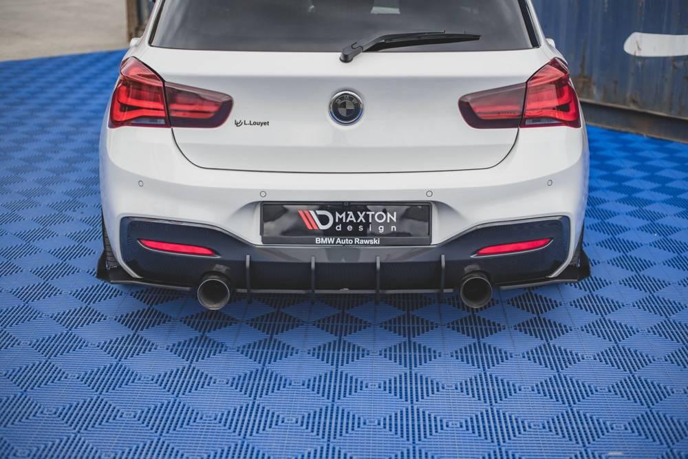 Zentraler Hinterer Splitter für Audi A6 Avant C8 S-Line von Maxton Design