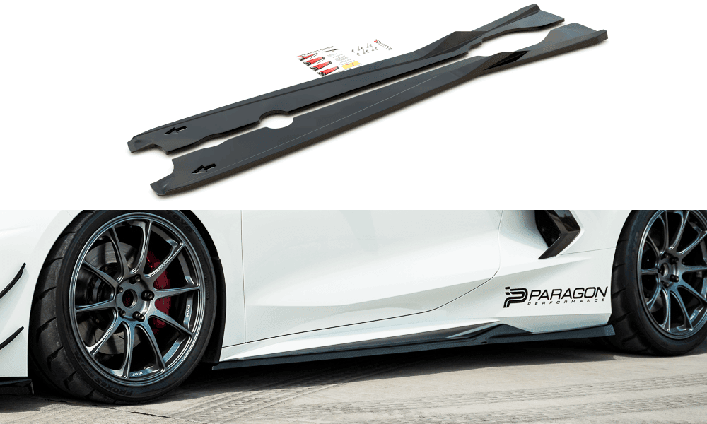 Seitenschweller Erweiterung für Chevrolet Corvette C8 von Maxton Design