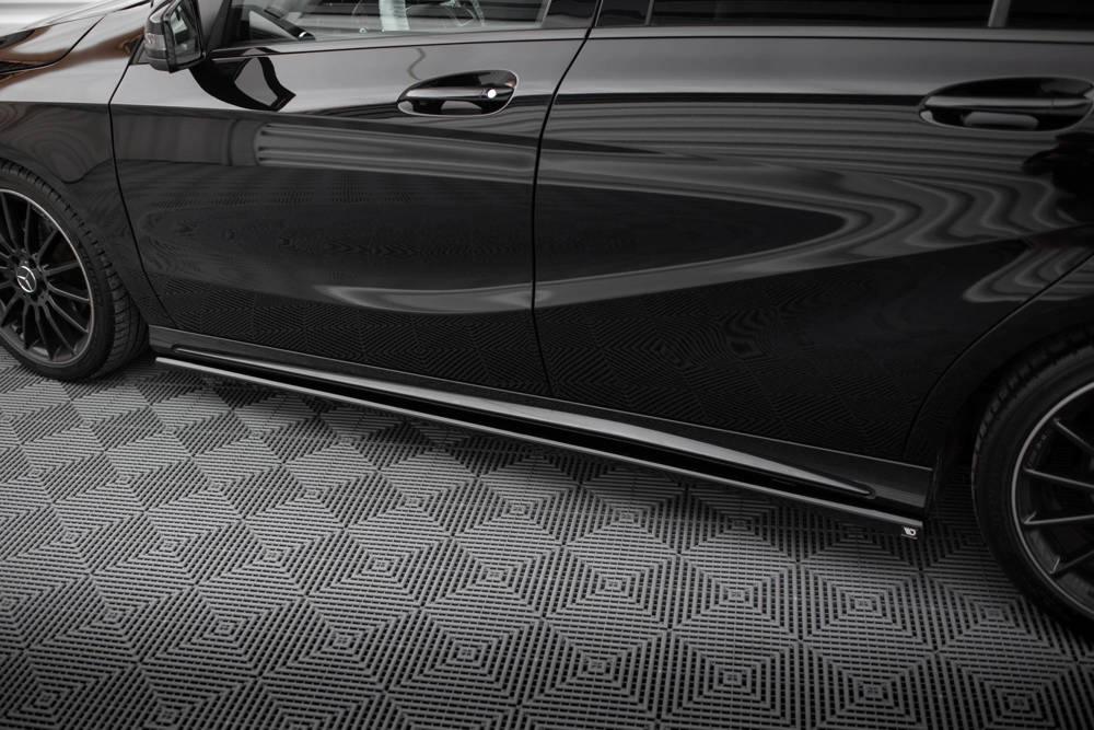 Seitenschweller Erweiterung für Mercedes A-Klasse W176 AMG-Line Facelift von Maxton Design