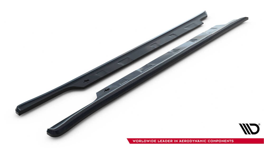 Seitenschweller Erweiterung Street Pro mit Flaps für Ford Mustang GT MK6 von Maxton Design