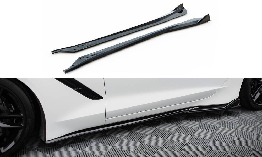 Seitenschweller Erweiterung V.2 für Chevrolet Corvette C7 von Maxton Design