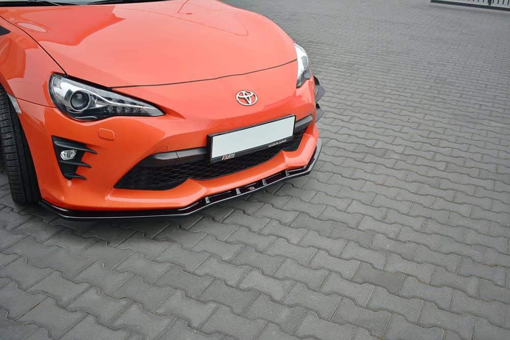 Front Splitter / Cup Schwert / Frontansatz V.3 für Toyota GT86 Facelift ZN6 von Maxton Design