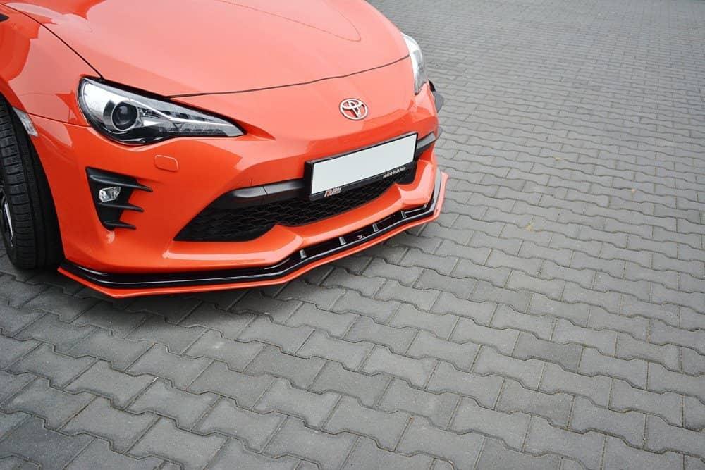 Front Splitter / Cup Schwert / Frontansatz V.4 für Toyota GT86 Facelift ZN6 von Maxton Design