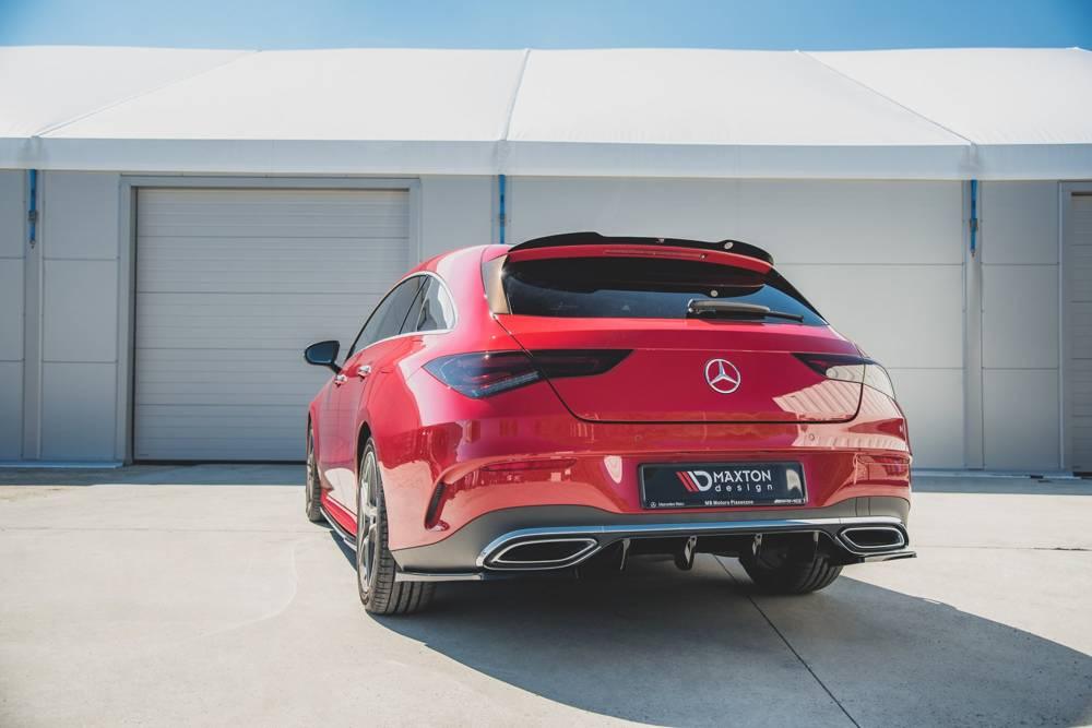 Maxton Design Spoiler Cap for Mercedes CLA Shooting Brake AMG-LINE (X118)